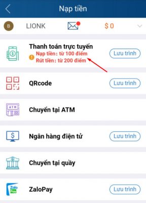 Nạp tiền gobetcom